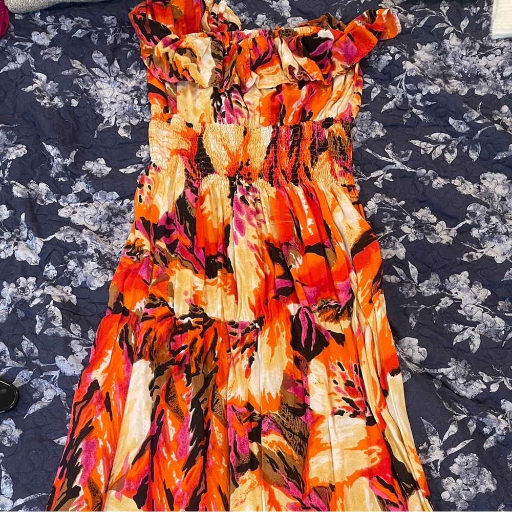 Vibrant Multicolor Maxi Dress